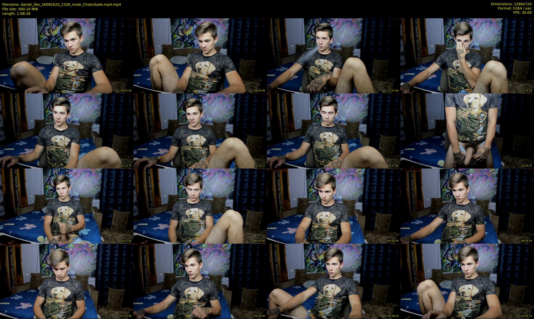 daniel_like — 69 minute Chaturbate male cam show recording, 720p, Aug 26, 2020
