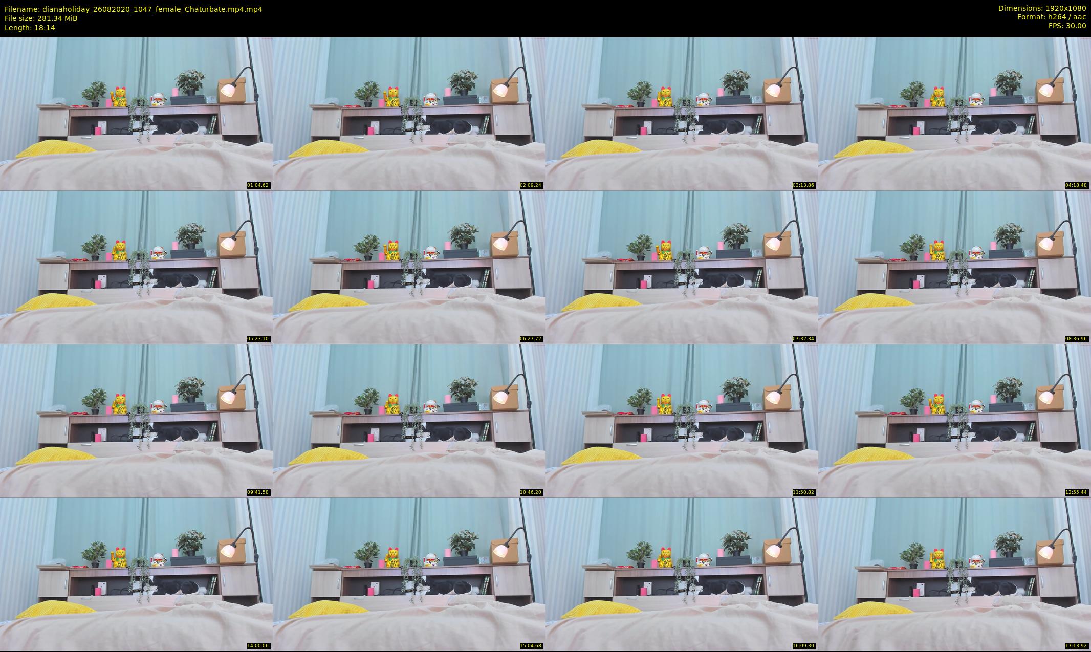 dianaholiday — 19 minute Chaturbate female cam show recording, 1080p, Aug 26, 2020