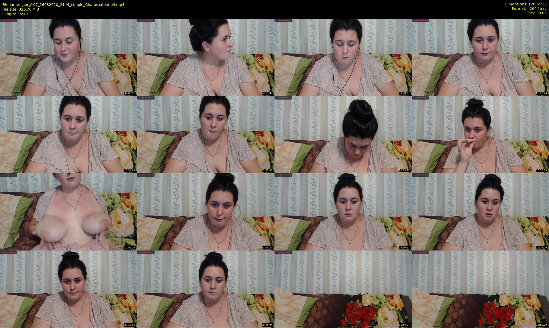 giorg107 — 36 minute Chaturbate couple cam show recording, 720p, Aug 26, 2020