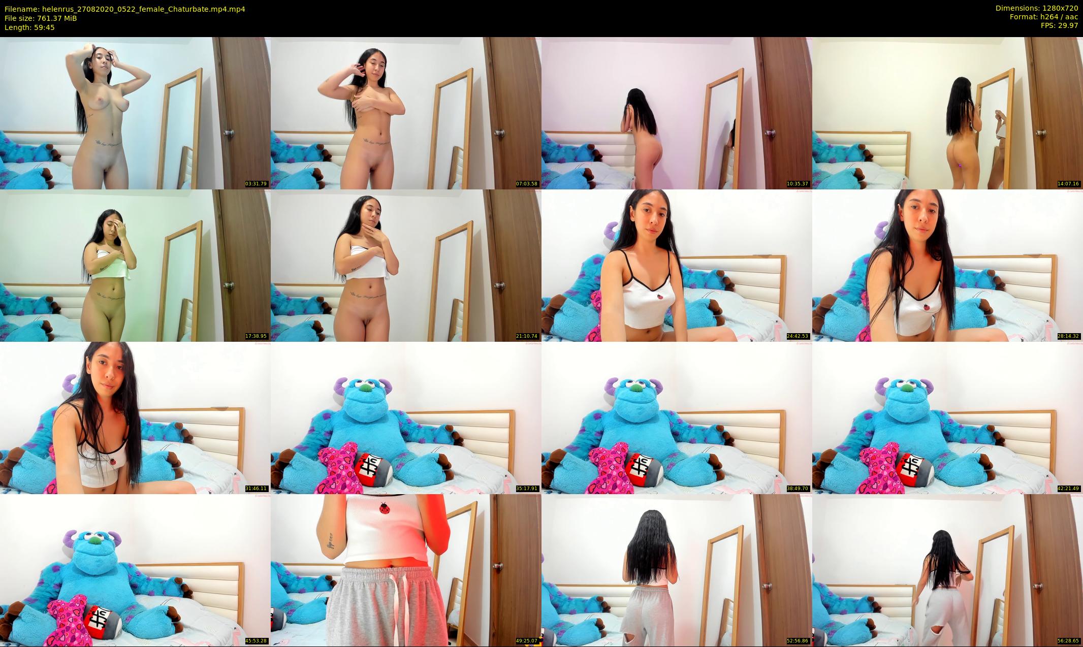 helenrus — 60 minute Chaturbate female cam show recording, 720p, Aug 27, 2020
