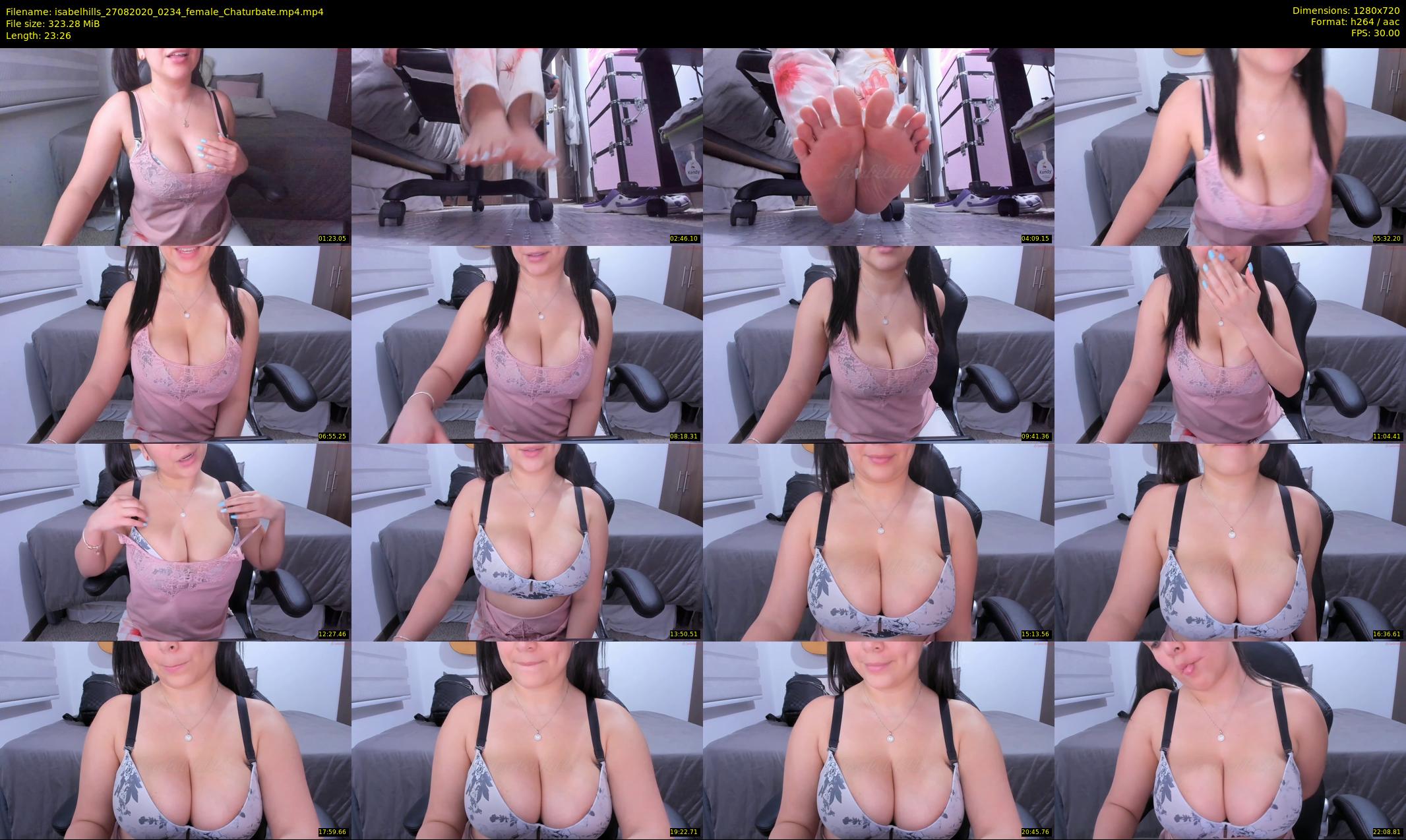 isabelhills — 24 minute Chaturbate female cam show recording, 720p, Aug 27, 2020