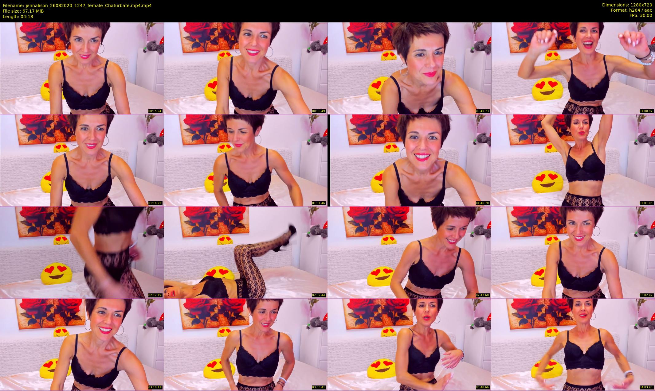 jennalison — 5 minute Chaturbate female cam show recording, 720p, Aug 26, 2020