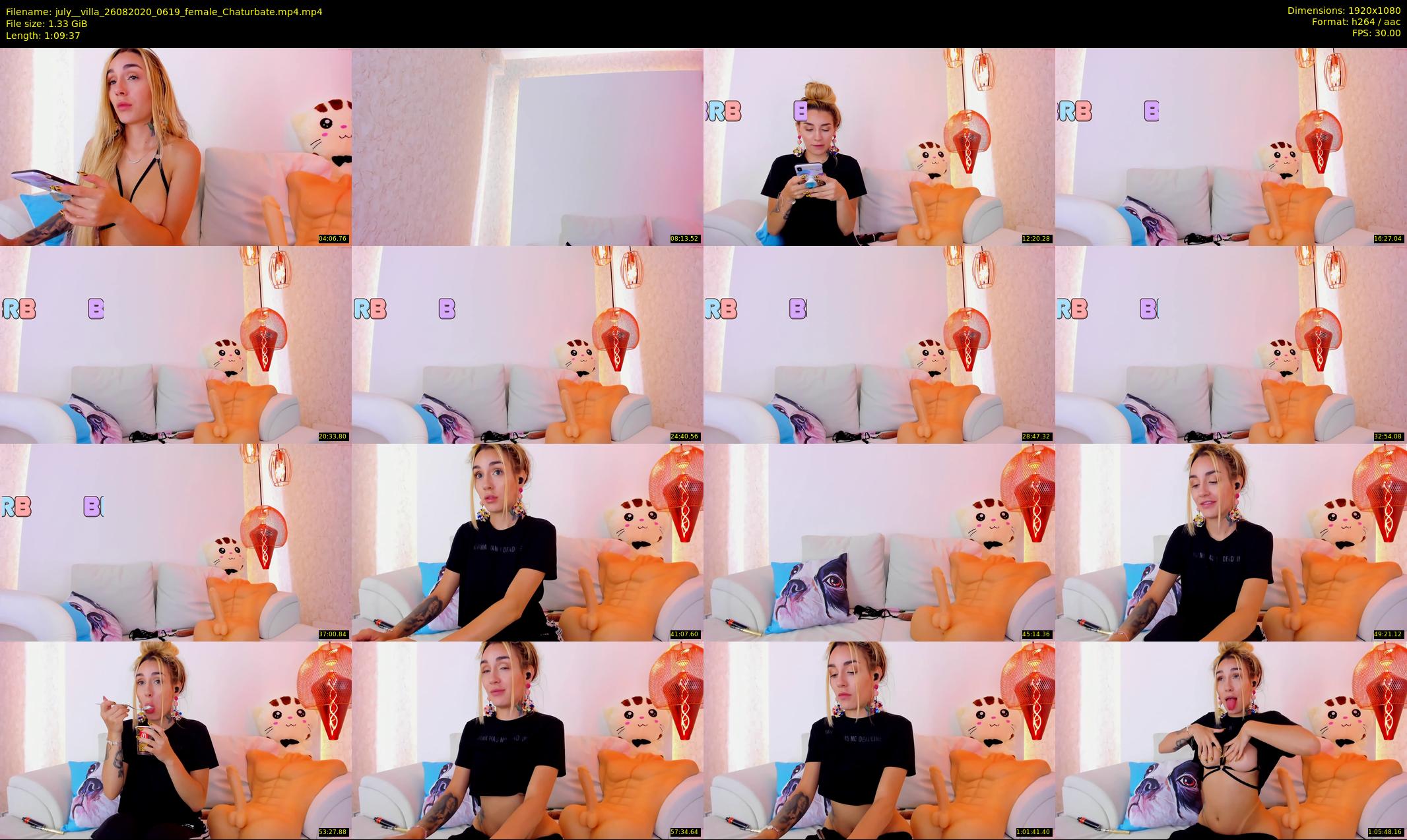 july__villa — 70 minute Chaturbate female cam show recording, 1080p, Aug 26, 2020