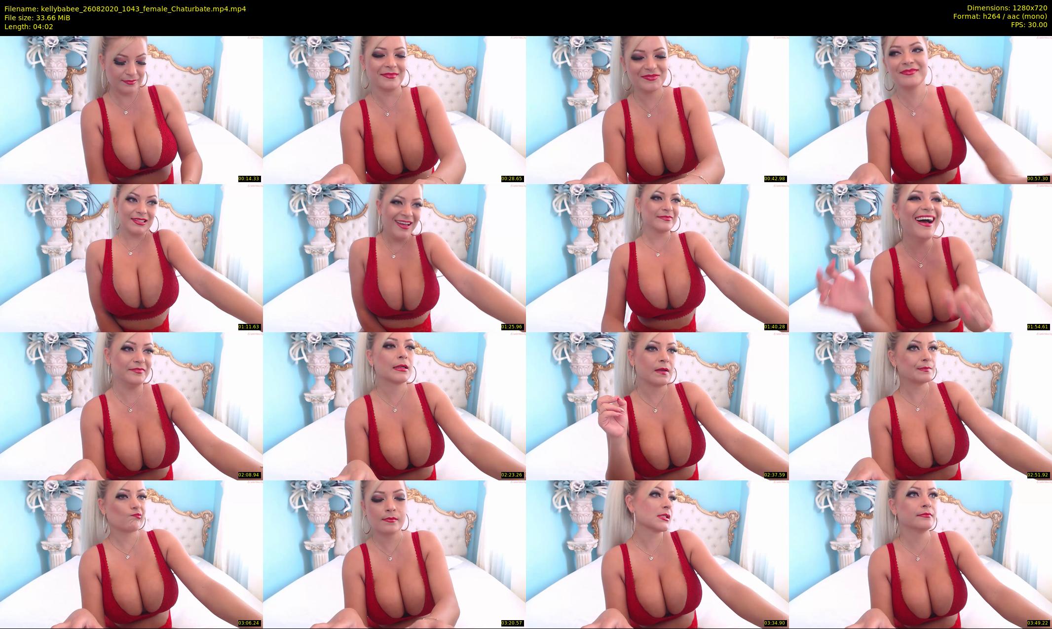 kellybabee — 5 minute Chaturbate female cam show recording, 720p, Aug 26, 2020