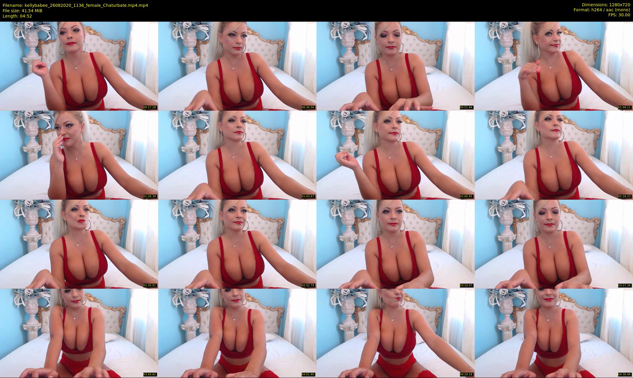 kellybabee — 5 minute Chaturbate female cam show recording, 720p, Aug 26, 2020