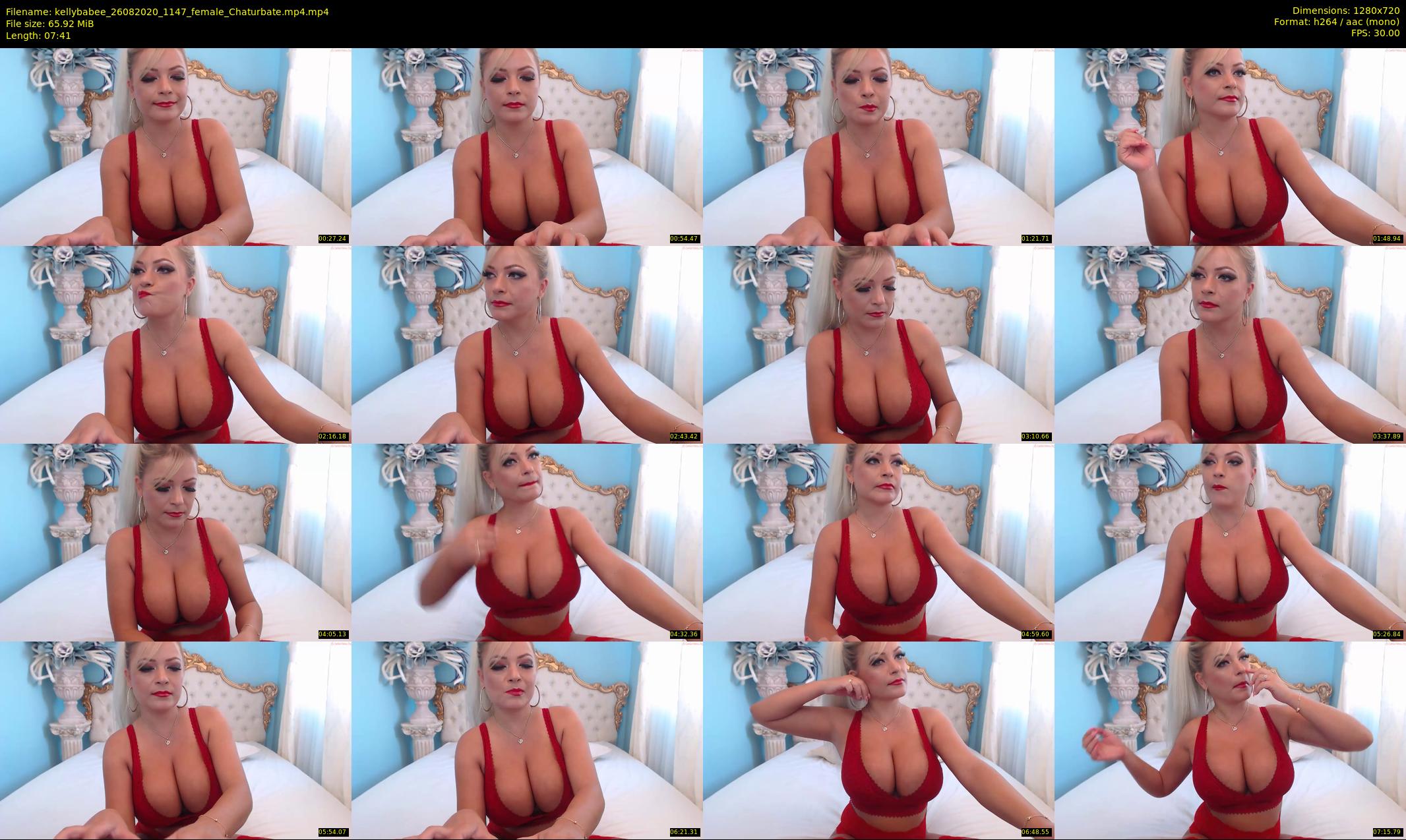 kellybabee — 8 minute Chaturbate female cam show recording, 720p, Aug 26, 2020