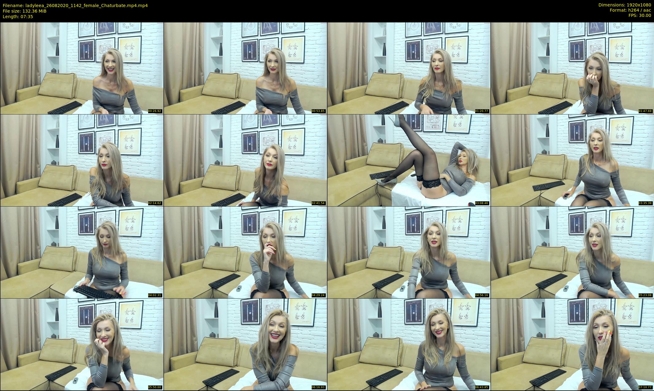 ladyleea — 8 minute Chaturbate female cam show recording, 1080p, Aug 26, 2020