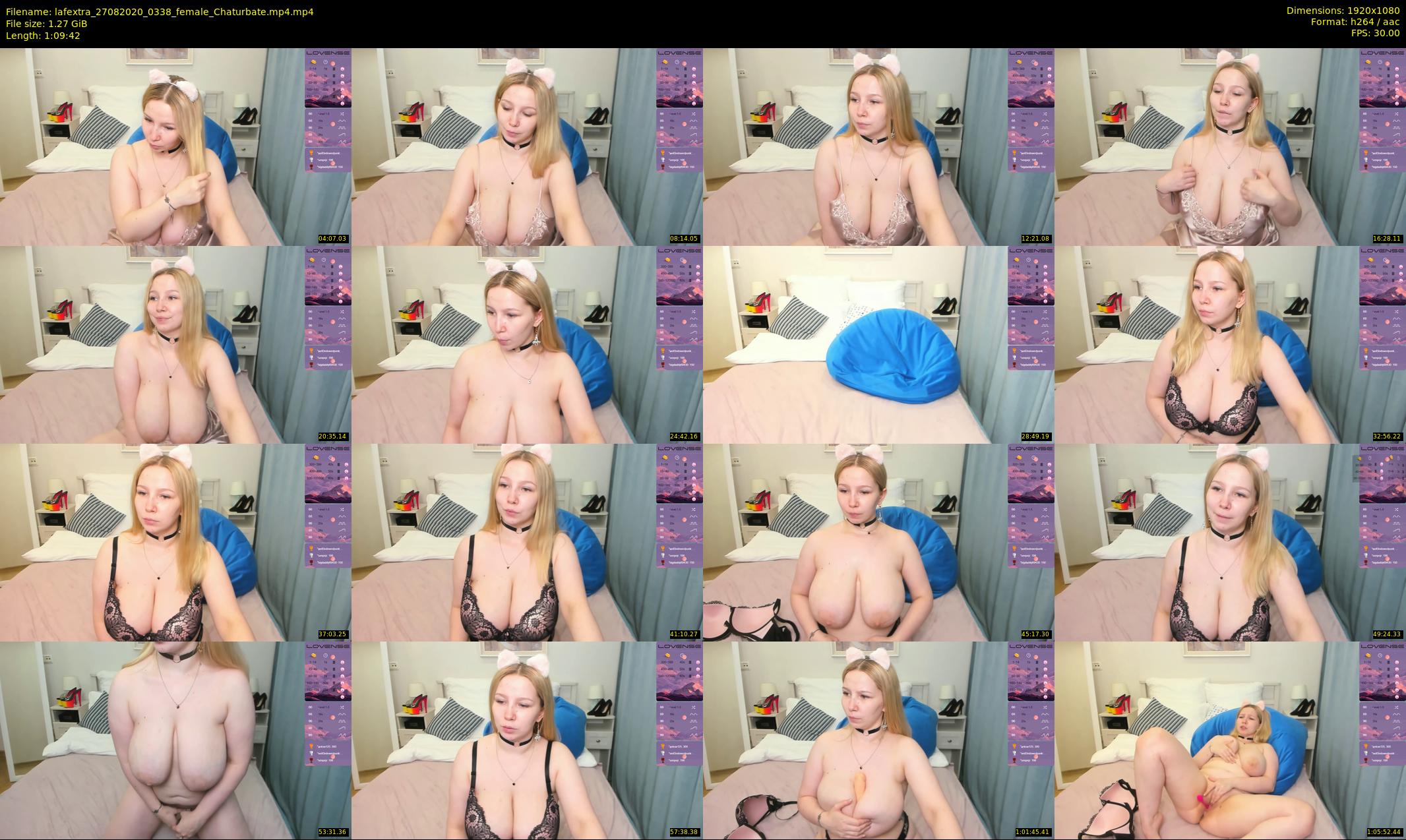 lafextra — 70 minute Chaturbate female cam show recording, 1080p, Aug 27, 2020