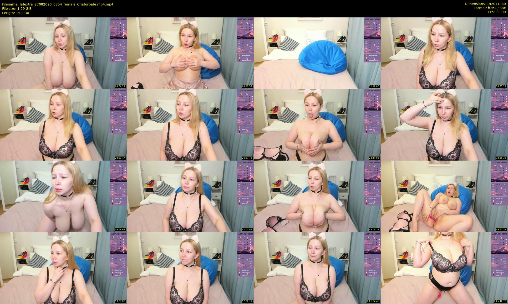 lafextra — 70 minute Chaturbate female cam show recording, 1080p, Aug 27, 2020