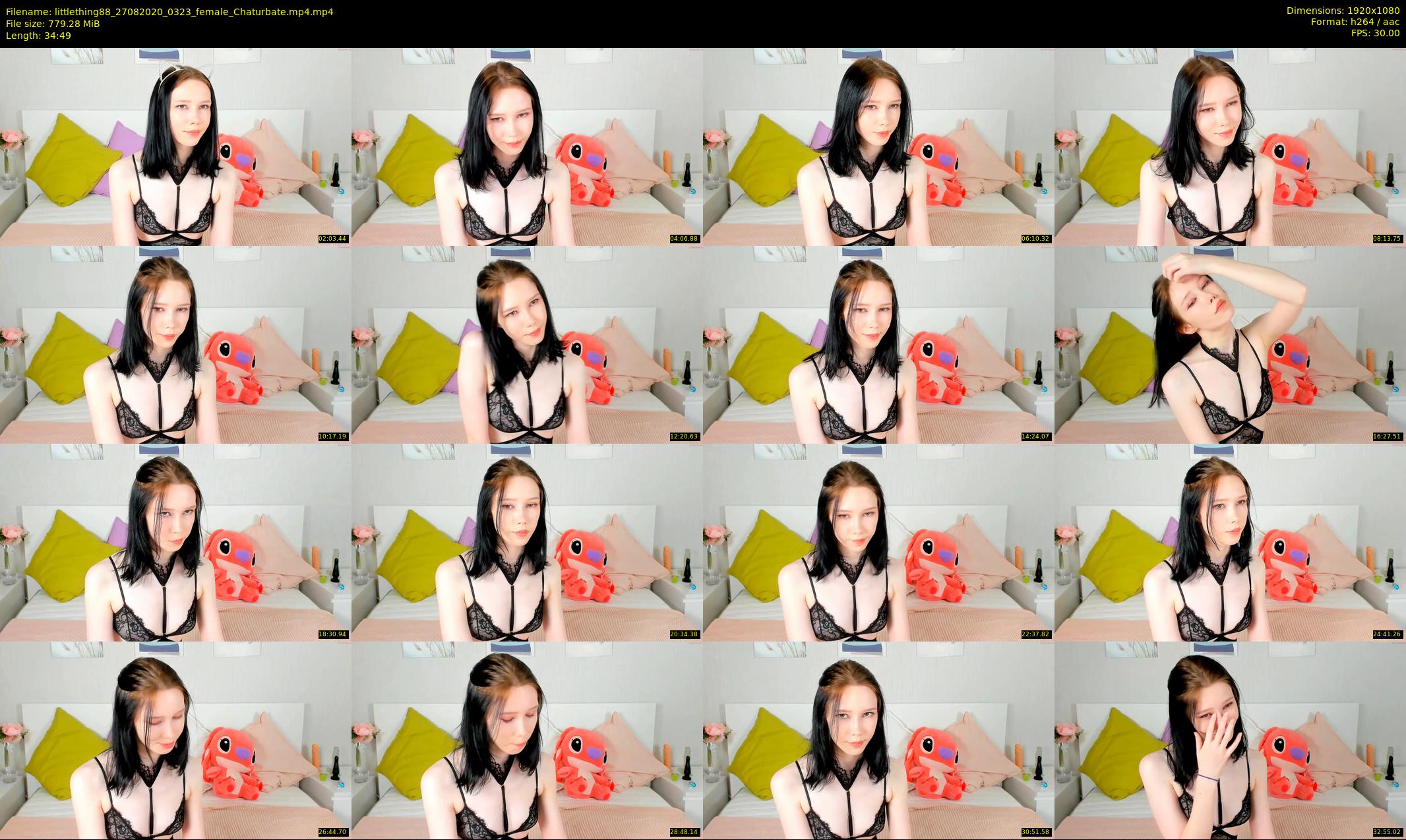 littlething88 — 35 minute Chaturbate female cam show recording, 1080p, Aug 27, 2020