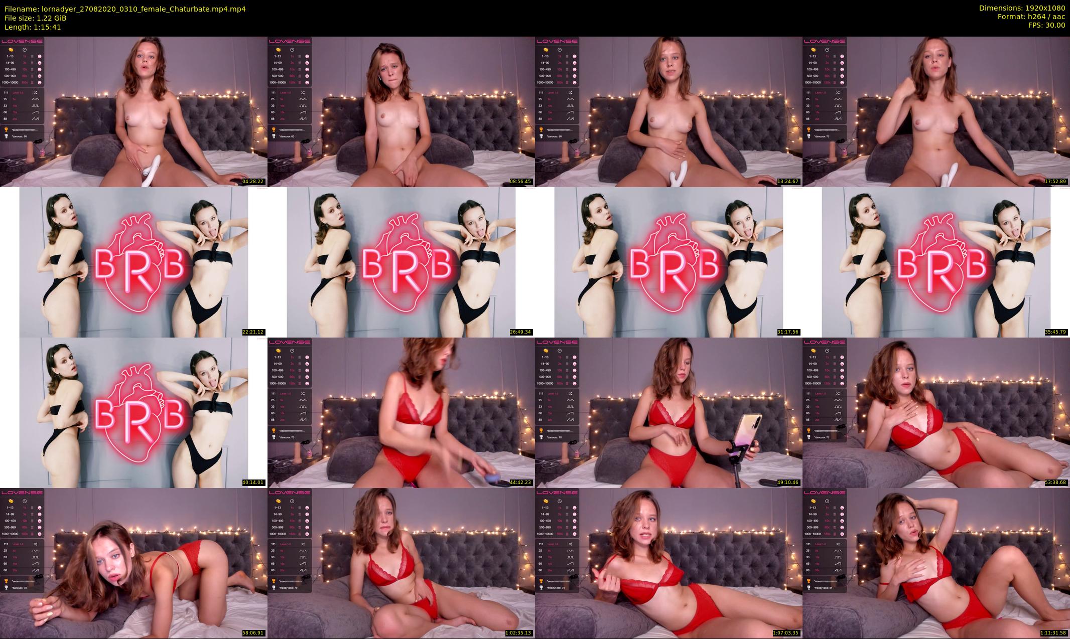 lornadyer — 76 minute Chaturbate female cam show recording, 1080p, Aug 27, 2020