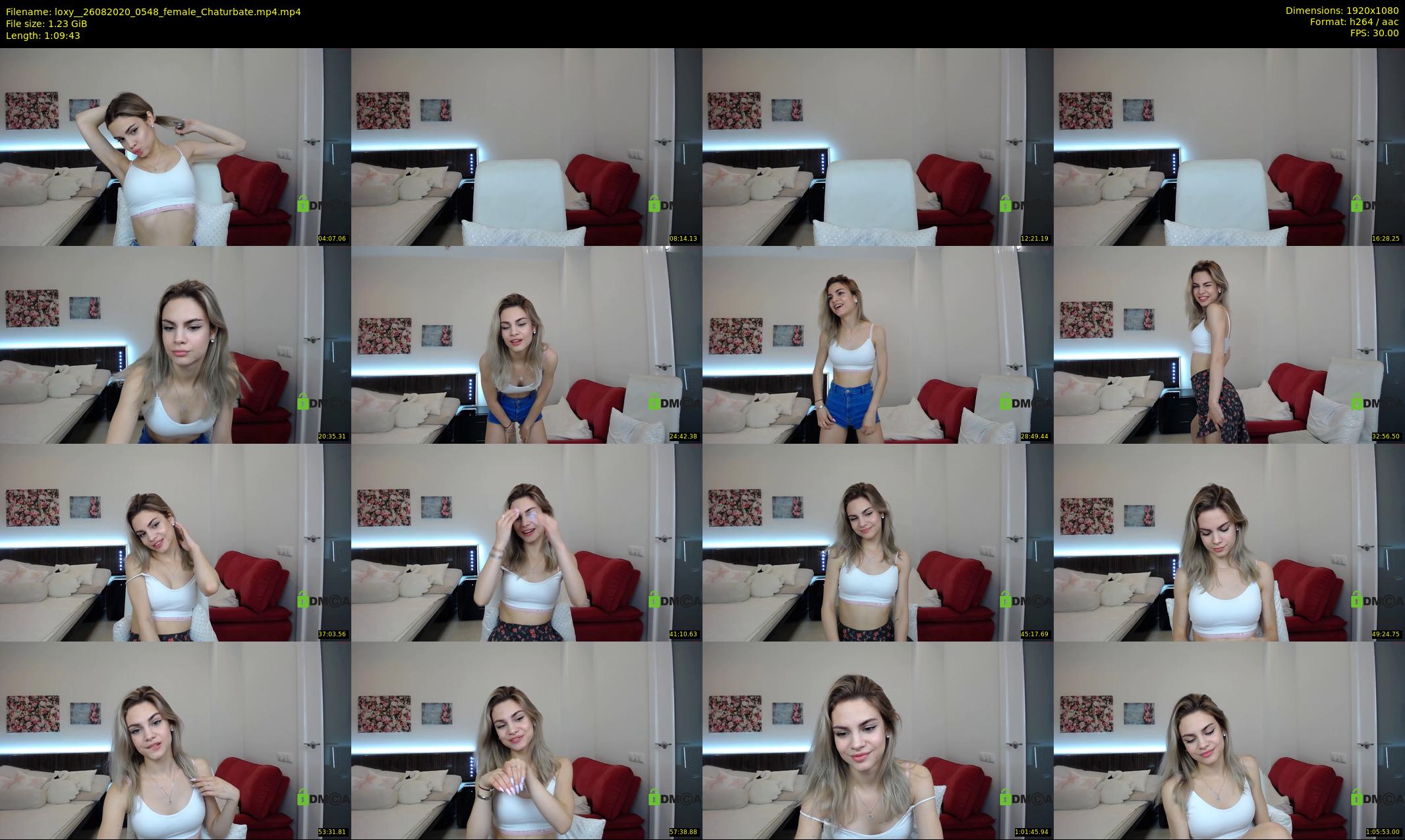 loxy_ — 70 minute Chaturbate female cam show recording, 1080p, Aug 26, 2020
