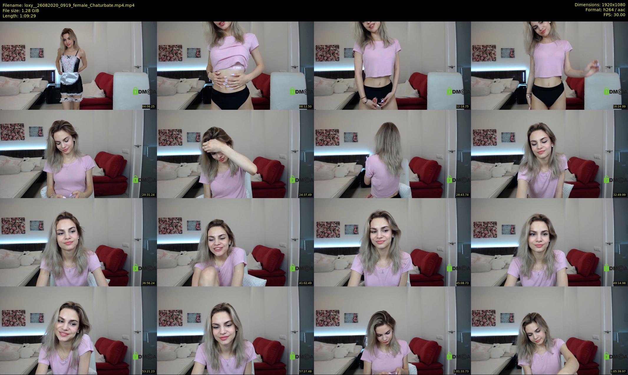 loxy_ — 70 minute Chaturbate female cam show recording, 1080p, Aug 26, 2020