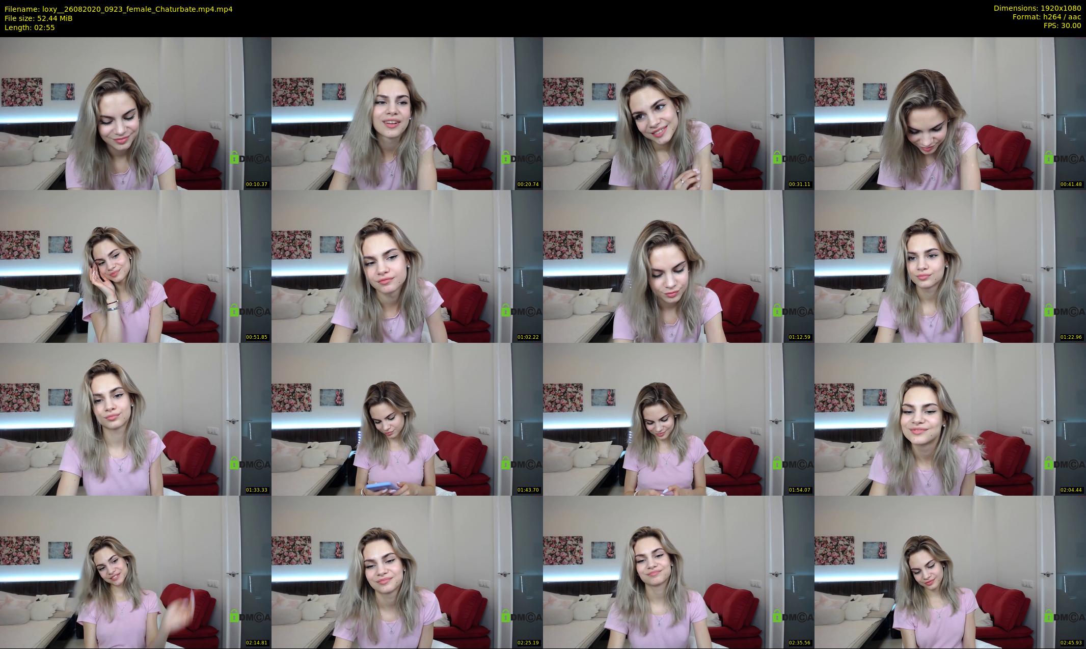 loxy_ — 3 minute Chaturbate female cam show recording, 1080p, Aug 26, 2020