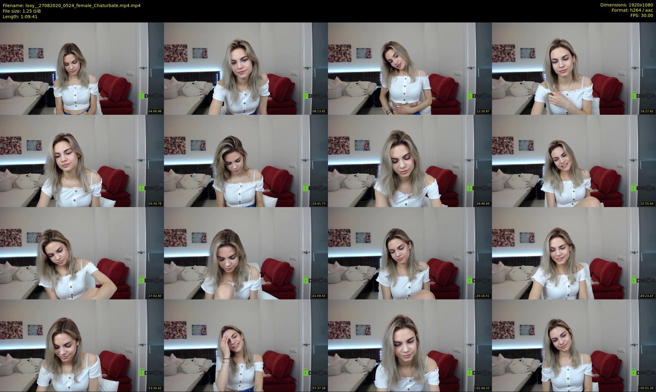 loxy_ — 70 minute Chaturbate female cam show recording, 1080p, Aug 27, 2020