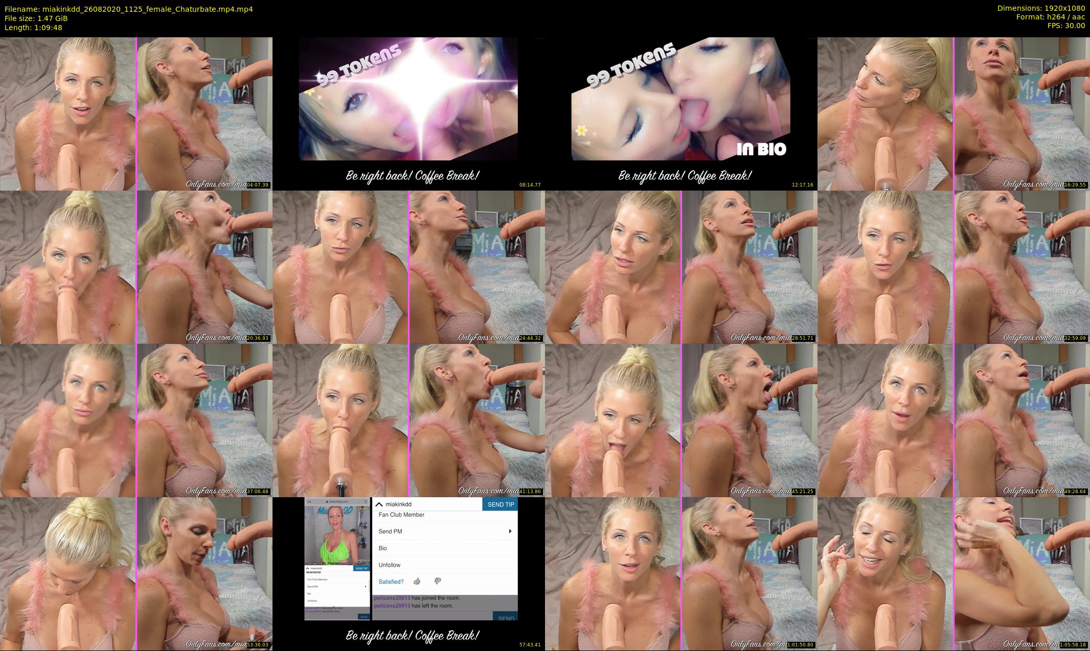 miakinkdd — 70 minute Chaturbate female cam show recording, 1080p, Aug 26, 2020