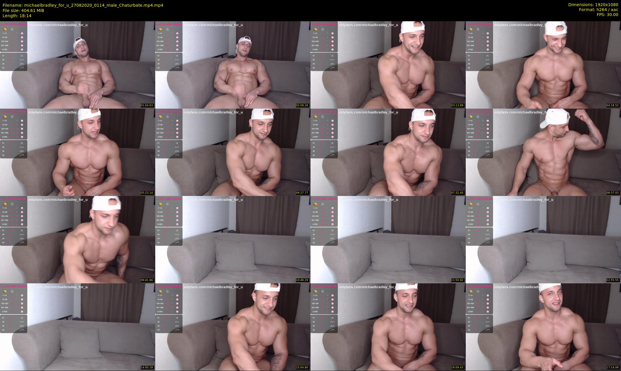 michaelbradley_for_u — 19 minute Chaturbate male cam show recording, 1080p, Aug 27, 2020