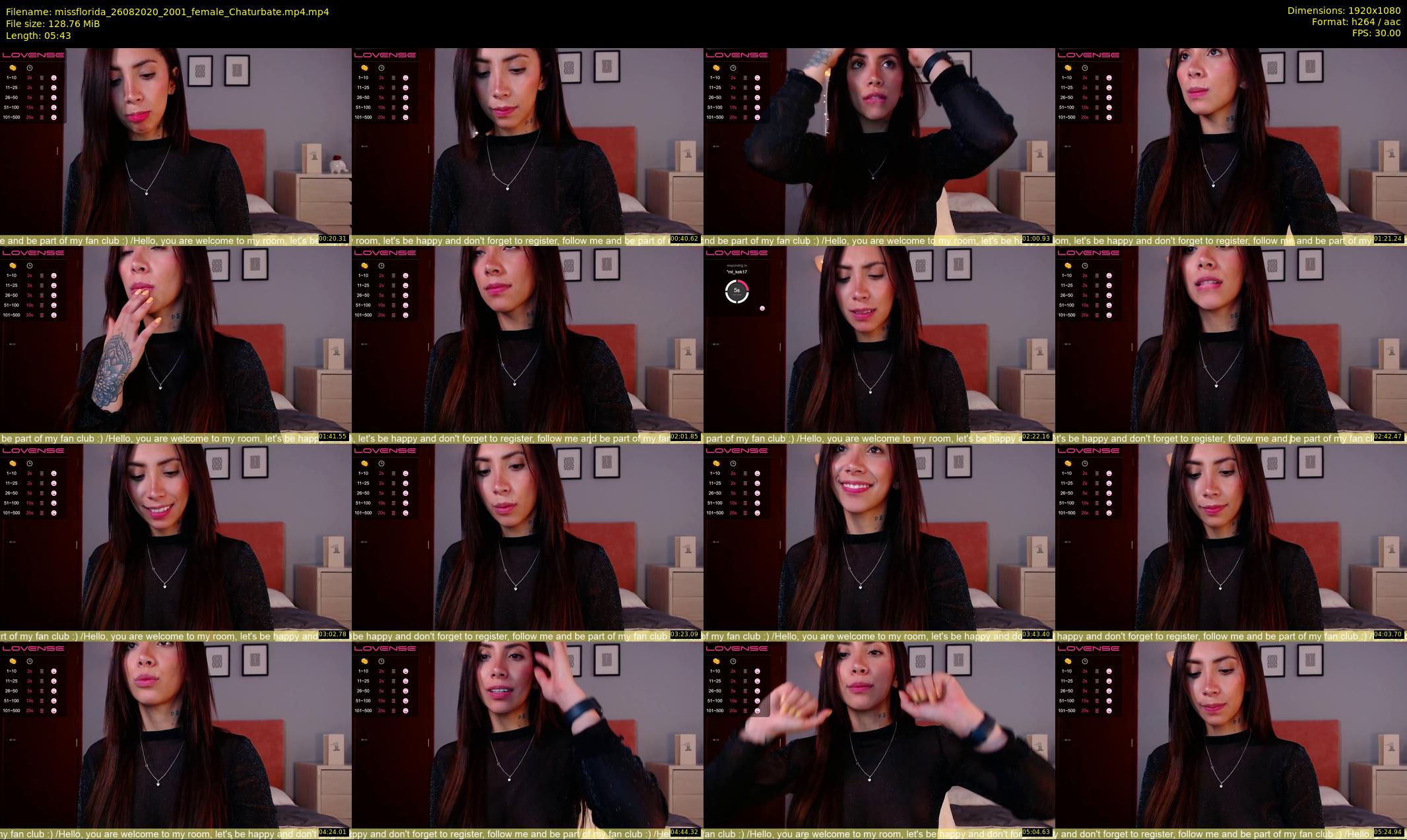 missflorida — 6 minute Chaturbate female cam show recording, 1080p, Aug 26, 2020
