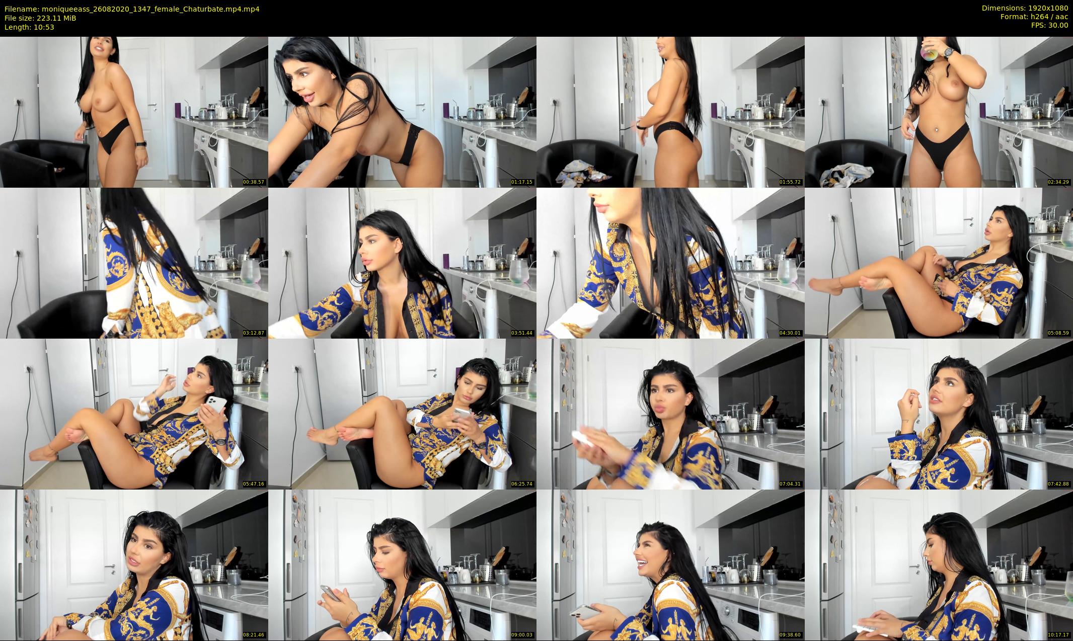 moniqueeass — 11 minute Chaturbate female cam show recording, 1080p, Aug 26, 2020