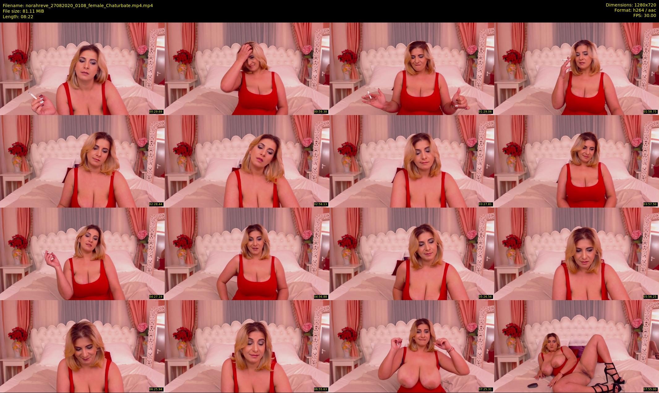 norahreve — 9 minute Chaturbate female cam show recording, 720p, Aug 27, 2020