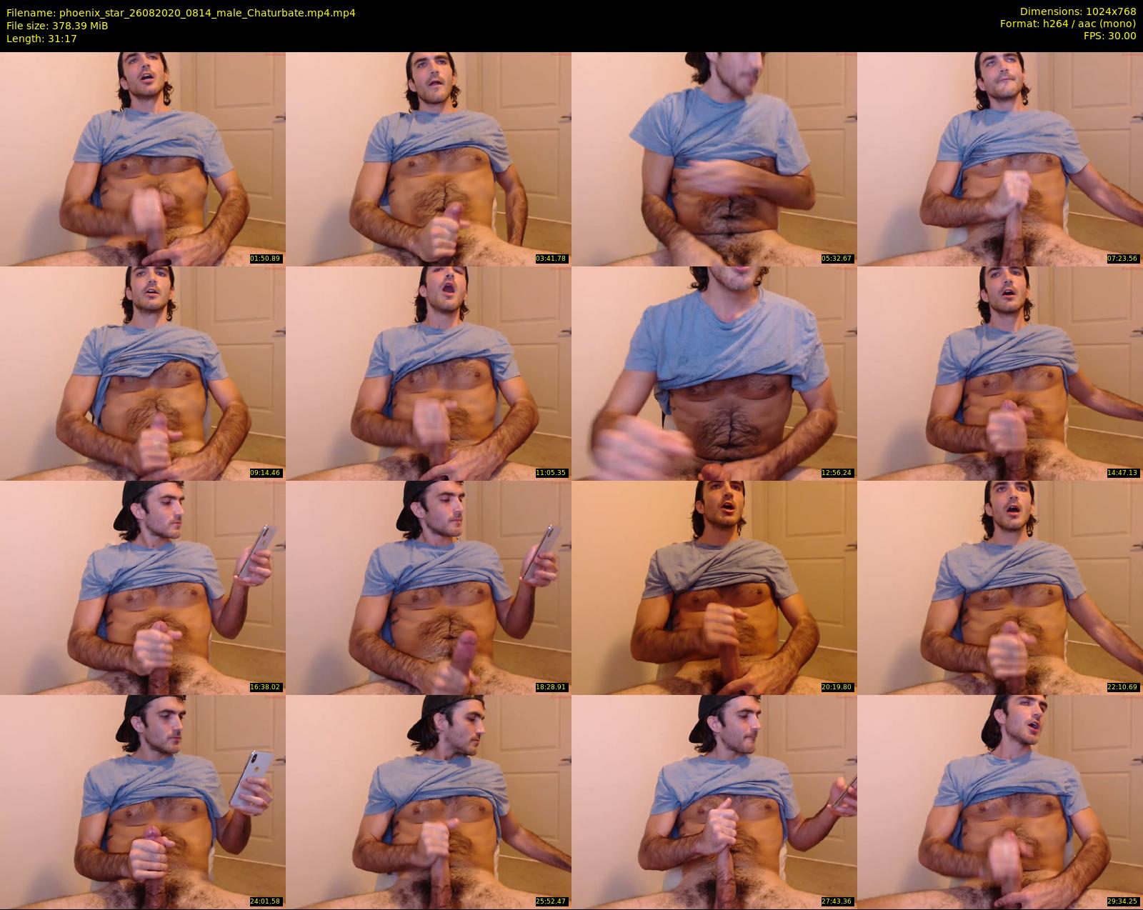 phoenix_star — 32 minute Chaturbate male cam show recording, 720p, Aug 26, 2020