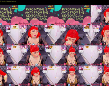 pyrowayne — 53 minute Chaturbate female cam show recording, 720p, Aug 27, 2020