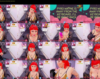 pyrowayne — 54 minute Chaturbate female cam show recording, 720p, Aug 27, 2020