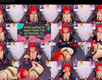 pyrowayne — 54 minute Chaturbate female cam show recording, 720p, Aug 27, 2020