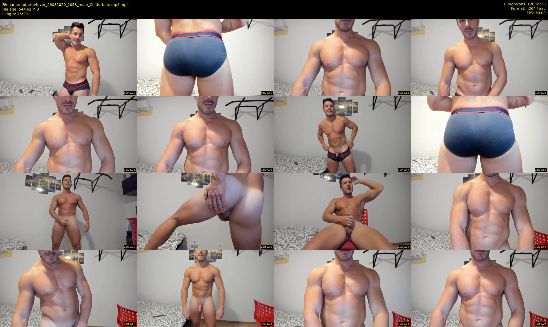 roberto4ever — 46 minute Chaturbate male cam show recording, 720p, Aug 26, 2020