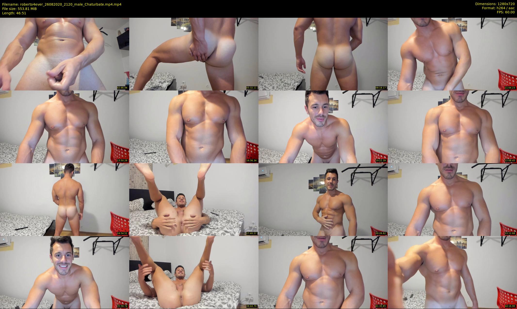 roberto4ever — 47 minute Chaturbate male cam show recording, 720p, Aug 26, 2020
