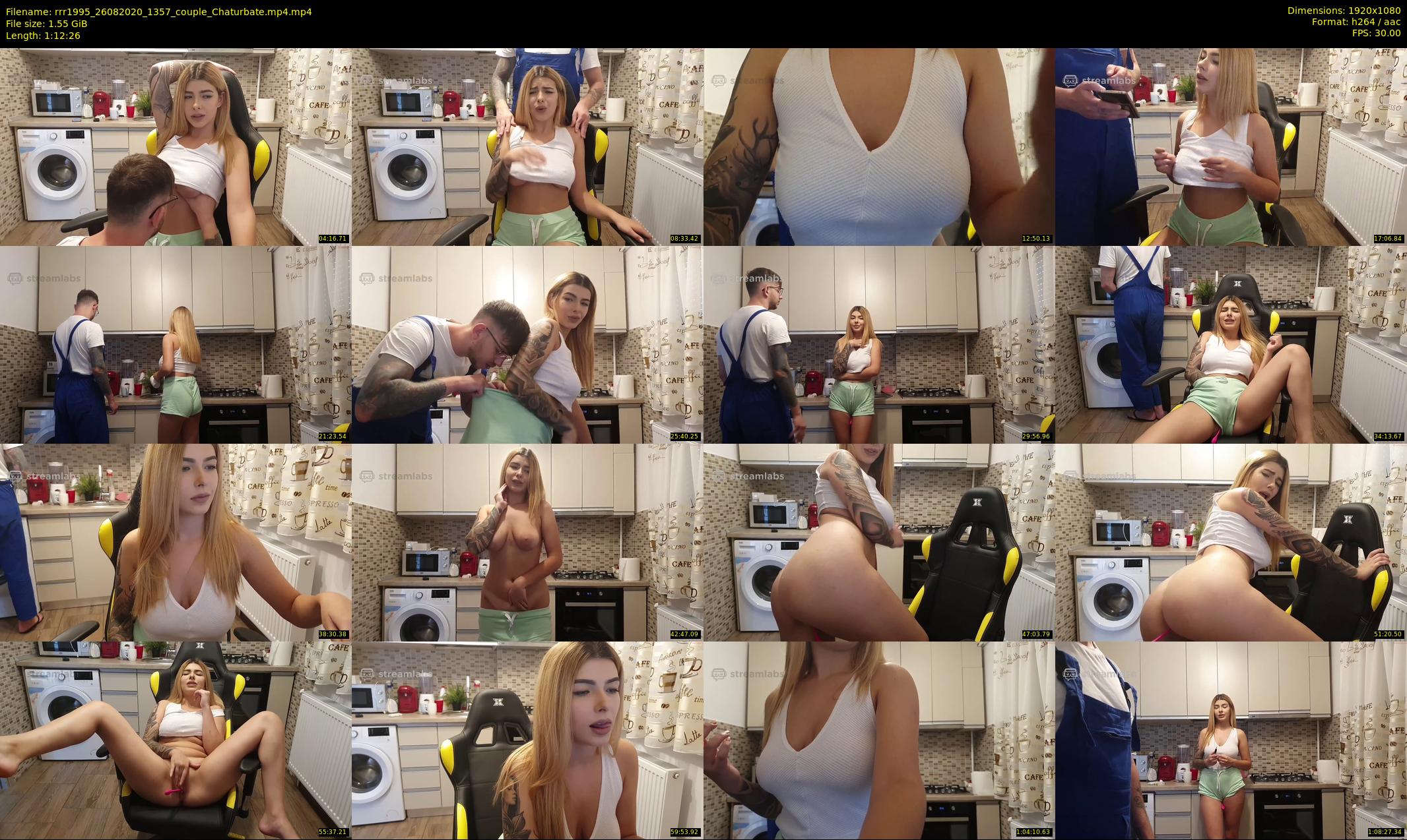 rrr1995 — 73 minute Chaturbate couple cam show recording, 1080p, Aug 26, 2020