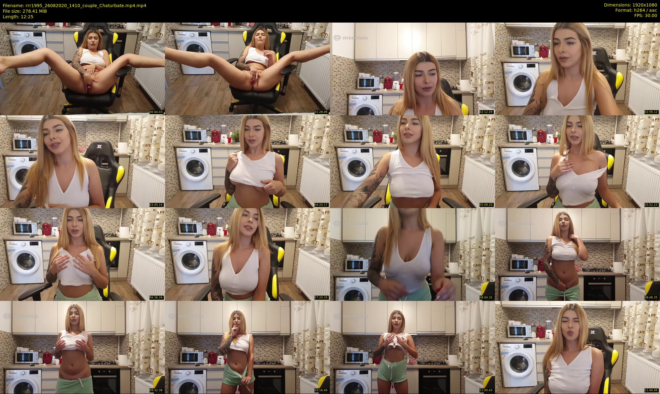 rrr1995 — 13 minute Chaturbate couple cam show recording, 1080p, Aug 26, 2020
