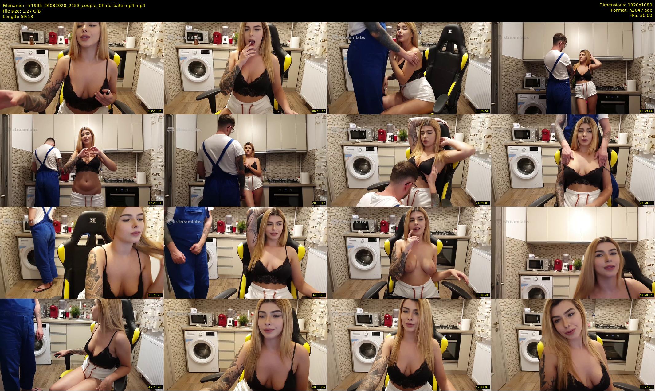 rrr1995 — 60 minute Chaturbate couple cam show recording, 1080p, Aug 26, 2020