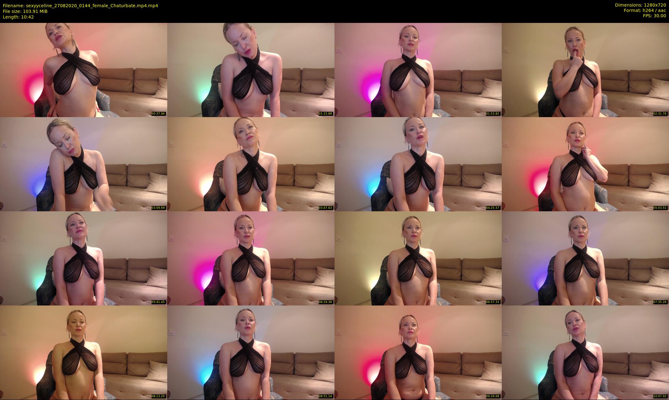 sexyyceline — 11 minute Chaturbate female cam show recording, 720p, Aug 27, 2020