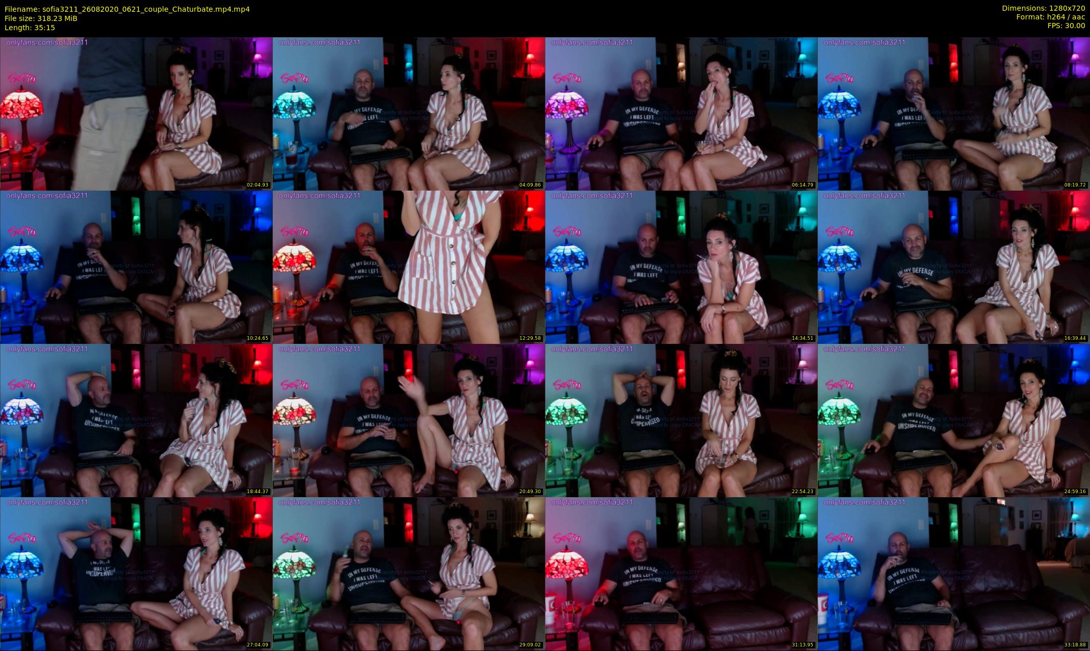 sofia3211 — 36 minute Chaturbate couple cam show recording, 720p, Aug 26, 2020