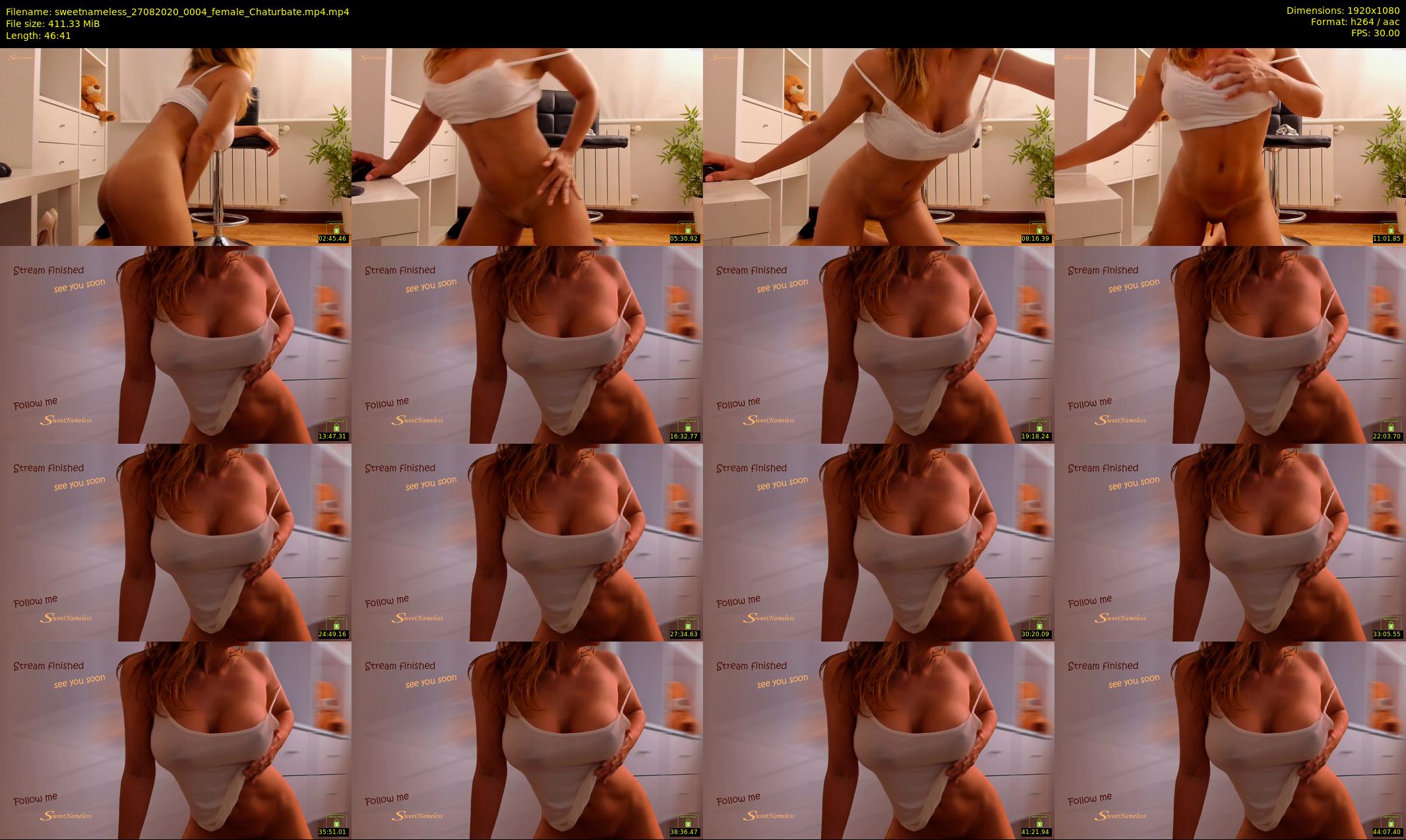 sweetnameless — 47 minute Chaturbate couple cam show recording, 1080p, Aug 27, 2020