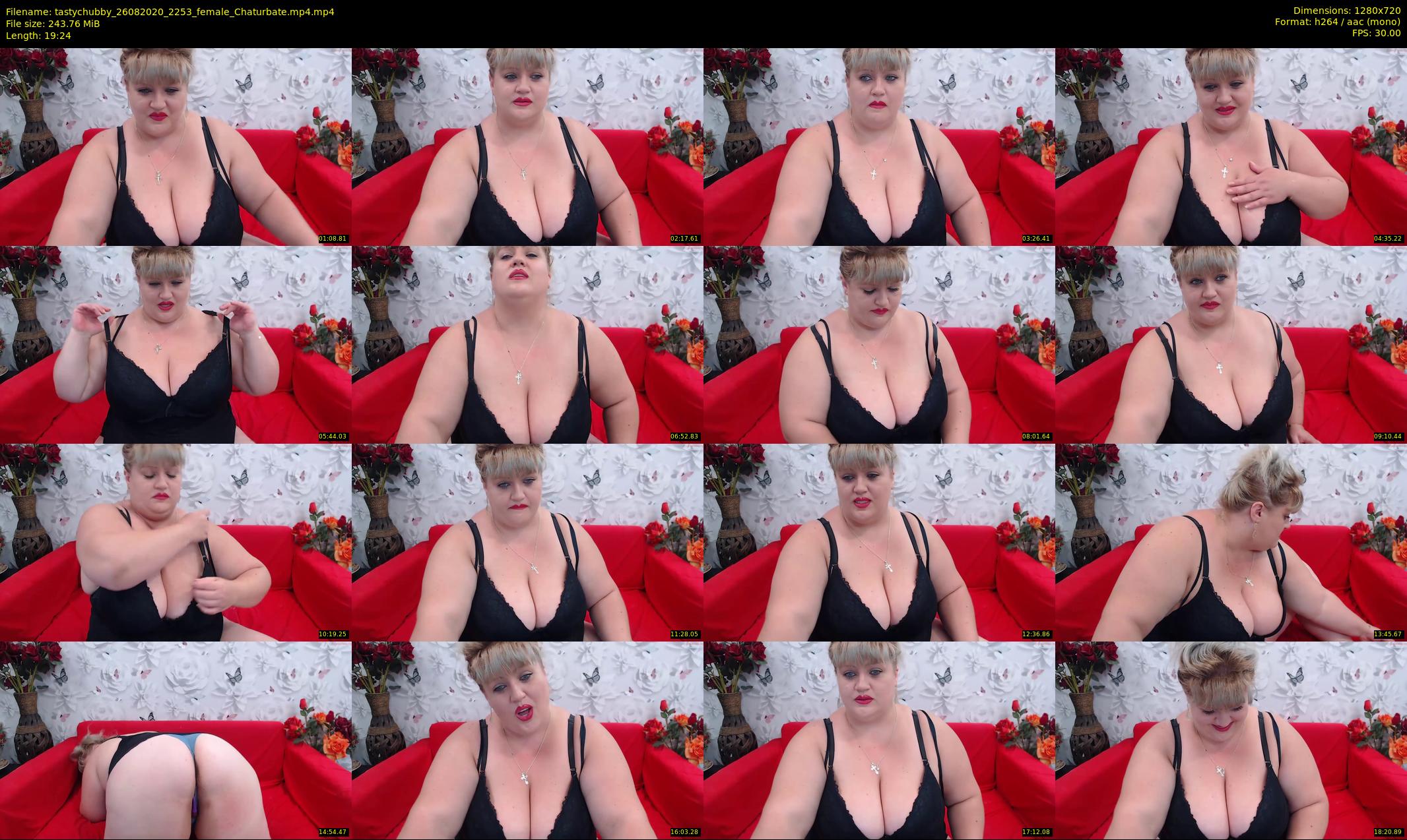 tastychubby — 20 minute Chaturbate female cam show recording, 720p, Aug 26, 2020
