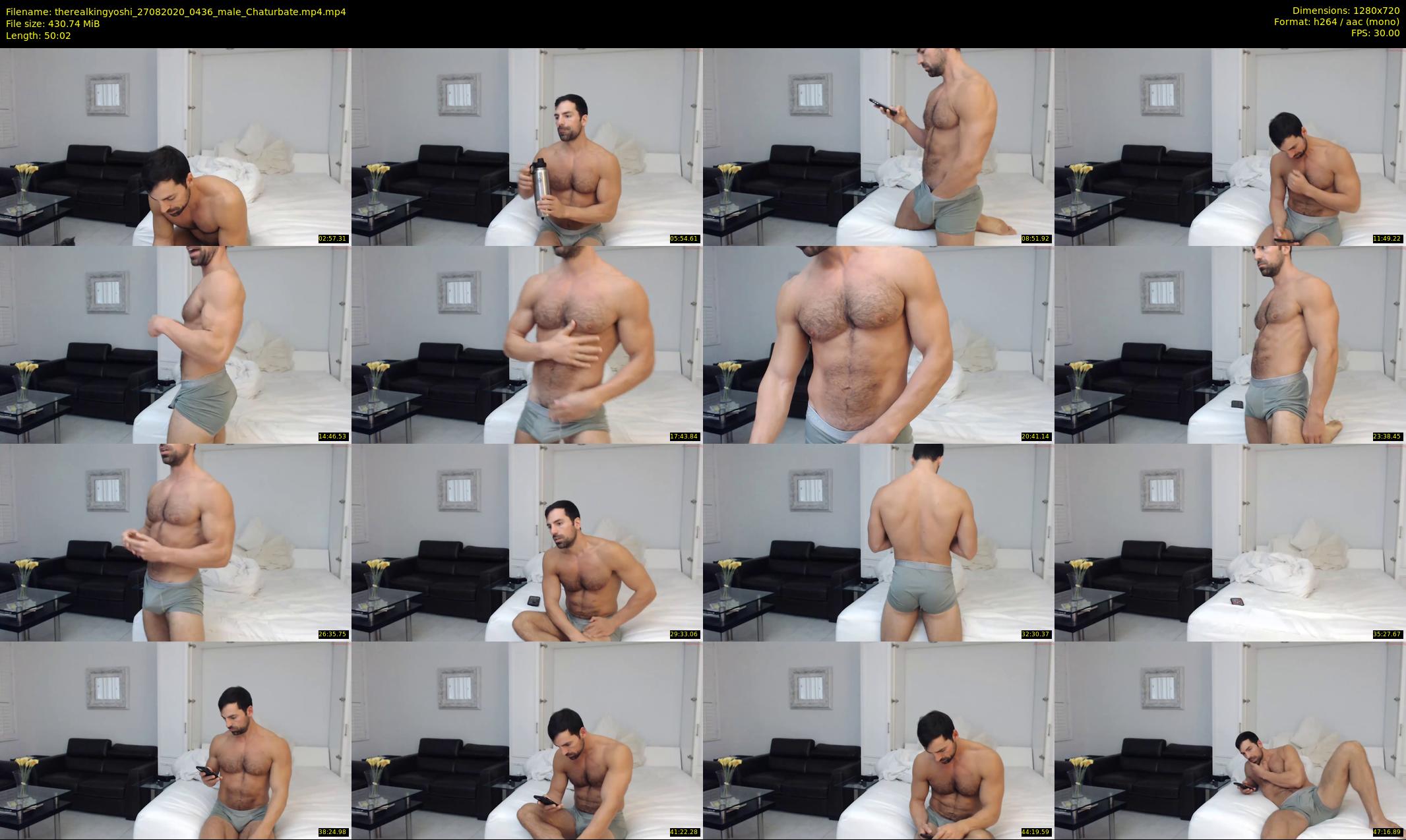 therealkingyoshi — 51 minute Chaturbate male cam show recording, 720p, Aug 27, 2020