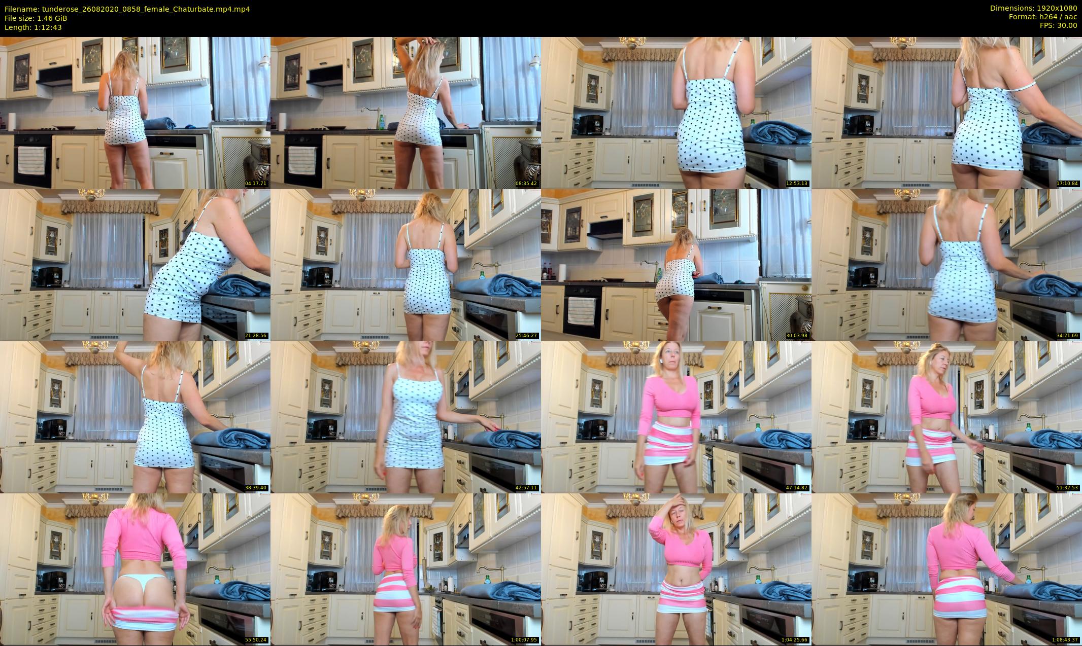 tunderose — 73 minute Chaturbate female cam show recording, 1080p, Aug 26, 2020