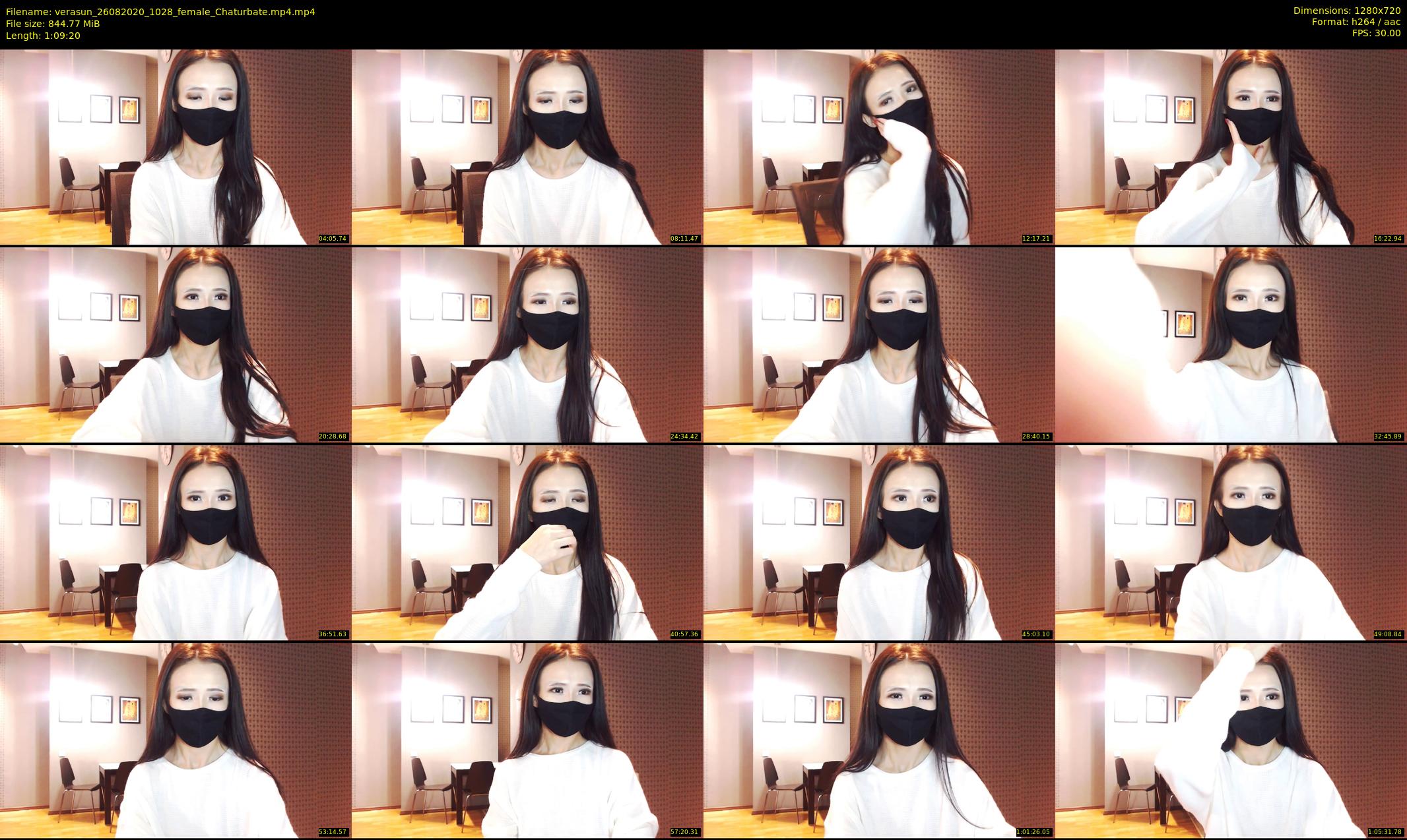 verasun — 70 minute Chaturbate female cam show recording, 720p, Aug 26, 2020