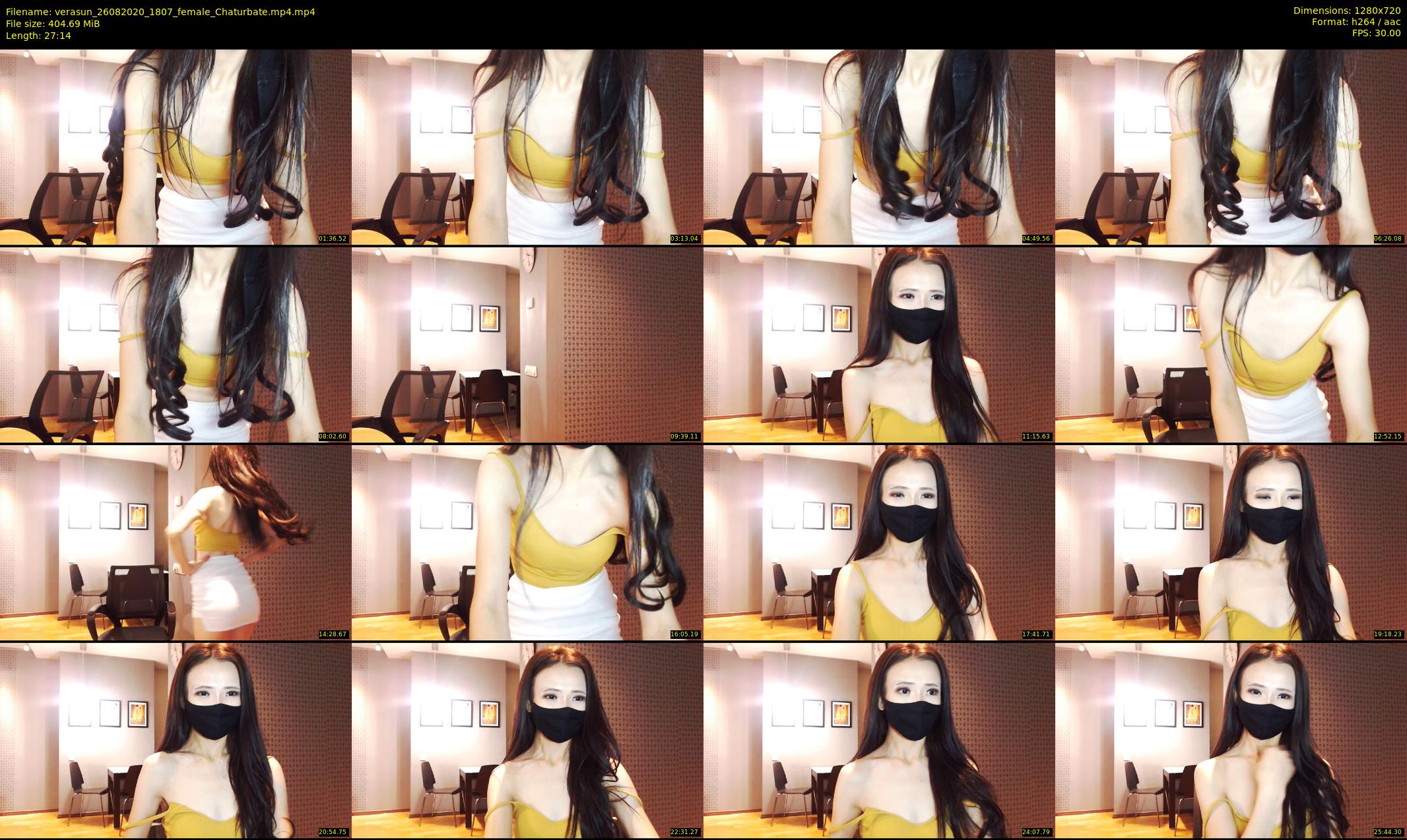 verasun — 28 minute Chaturbate female cam show recording, 720p, Aug 26, 2020