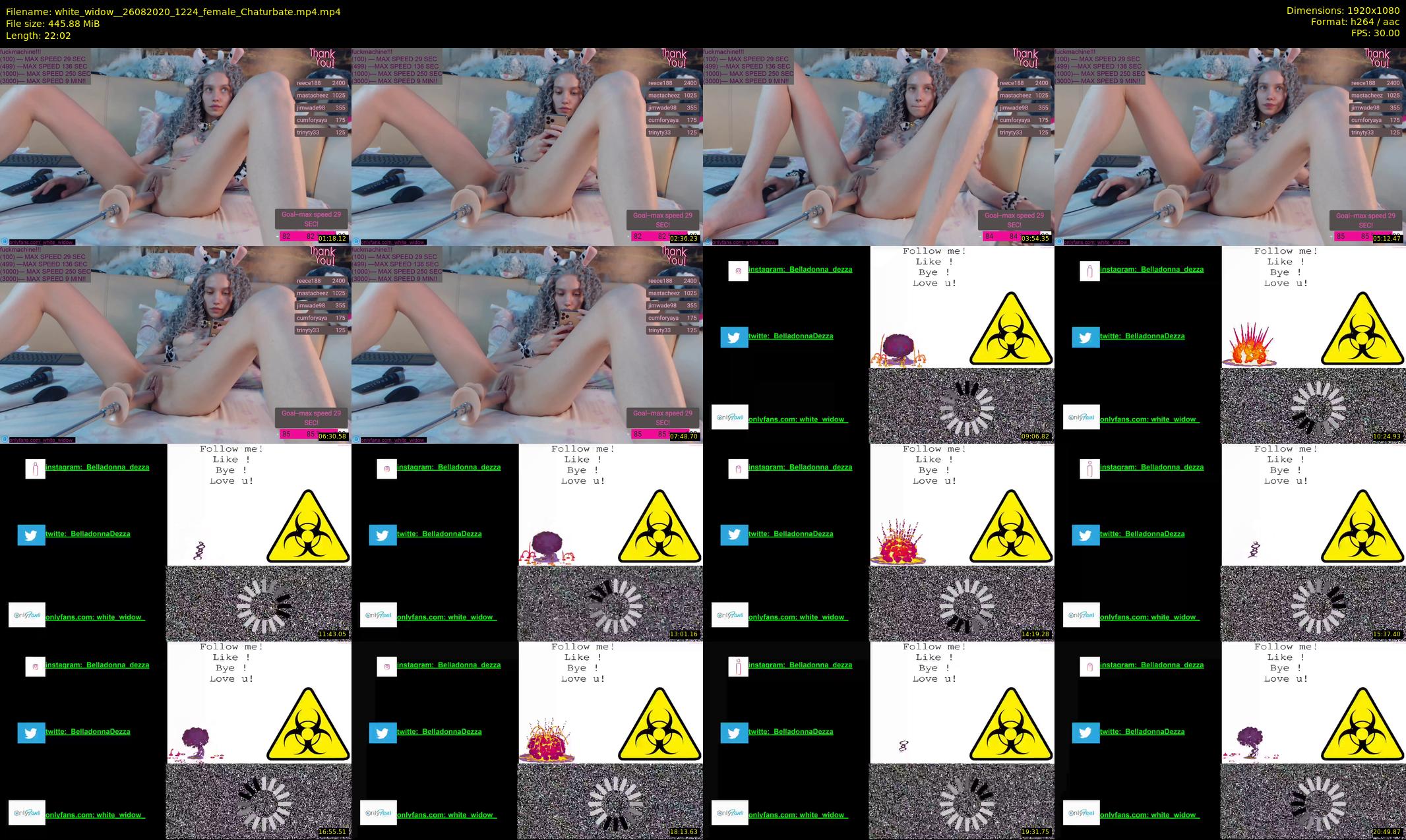 white_widow_ — 23 minute Chaturbate female cam show recording, 1080p, Aug 26, 2020