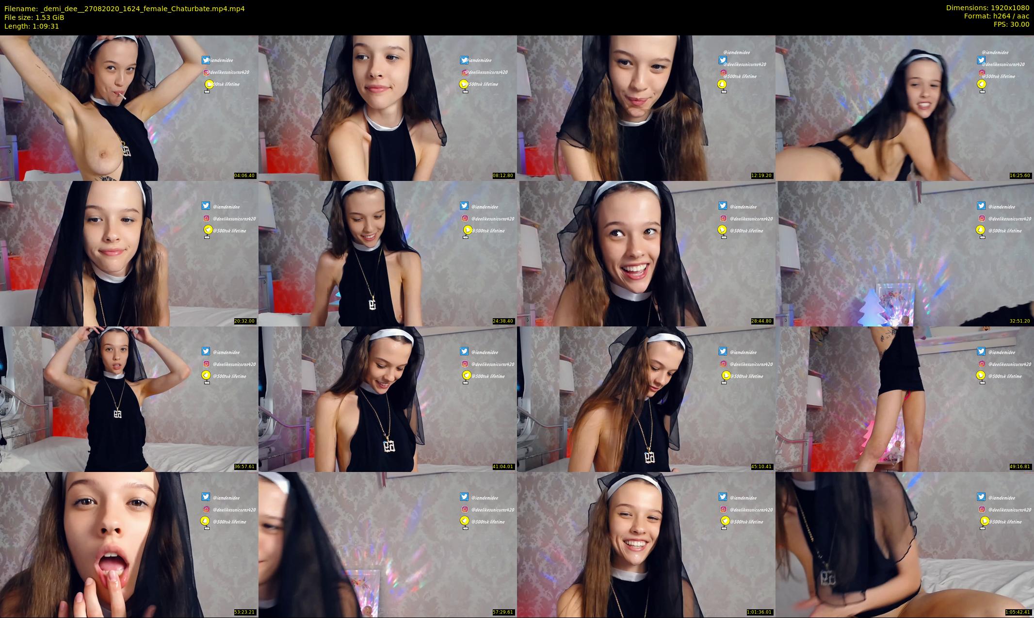 _demi_dee_ — 70 minute Chaturbate female cam show recording, 1080p, Aug 27, 2020