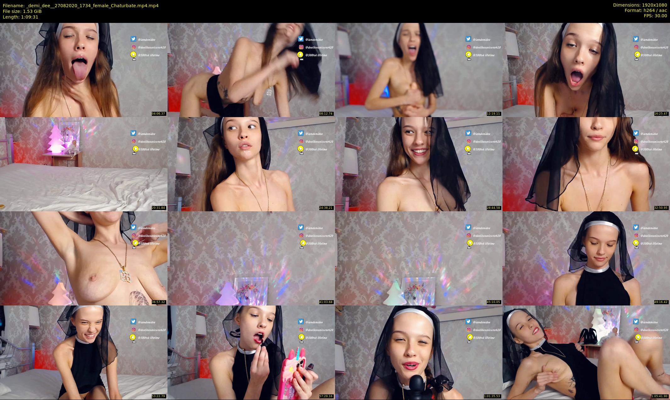 _demi_dee_ — 70 minute Chaturbate female cam show recording, 1080p, Aug 27, 2020