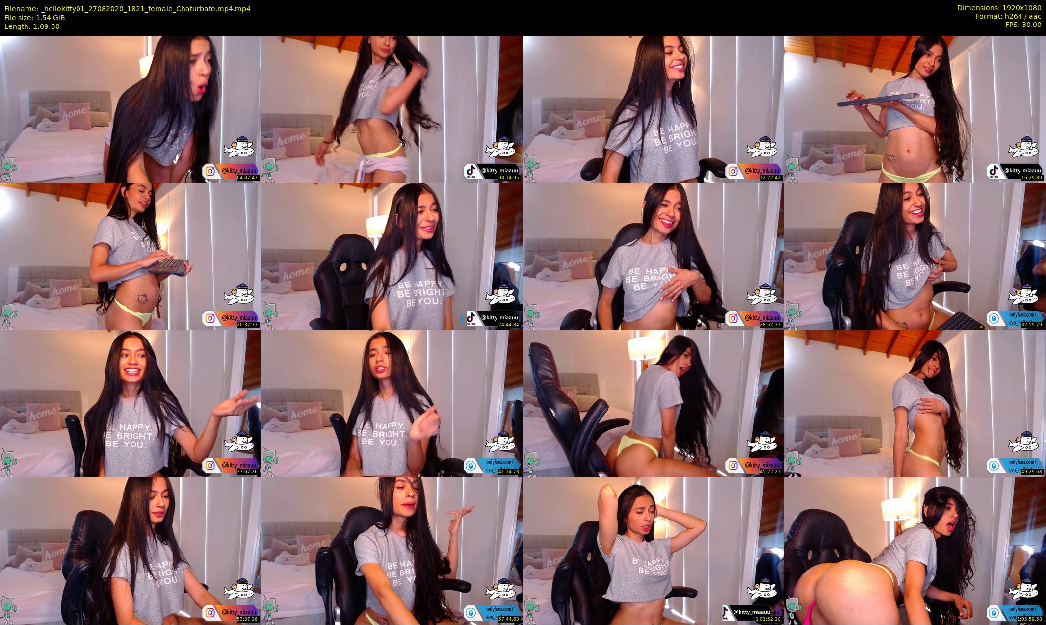 _hellokitty01 — 70 minute Chaturbate female cam show recording, 1080p, Aug 27, 2020