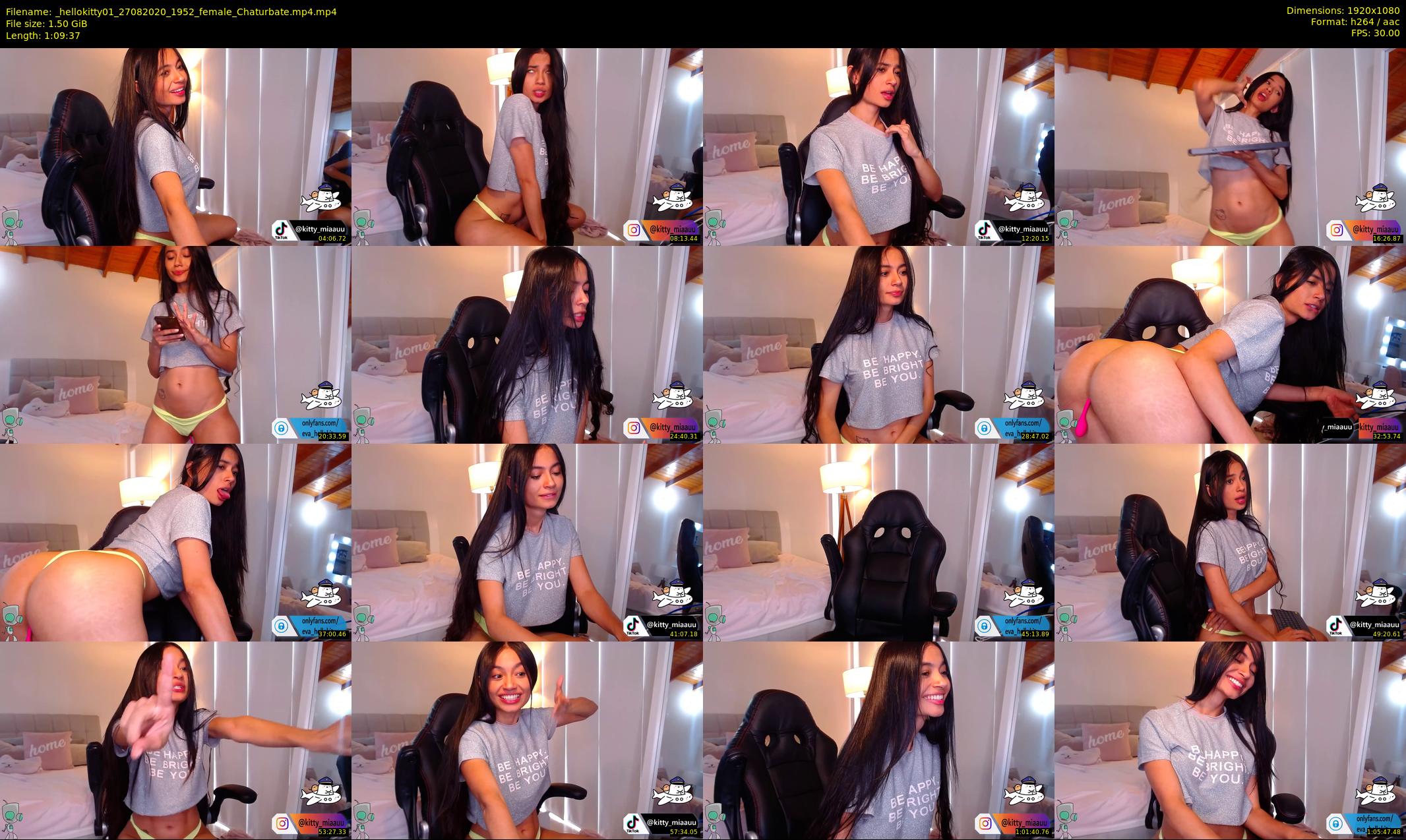 _hellokitty01 — 70 minute Chaturbate female cam show recording, 1080p, Aug 27, 2020