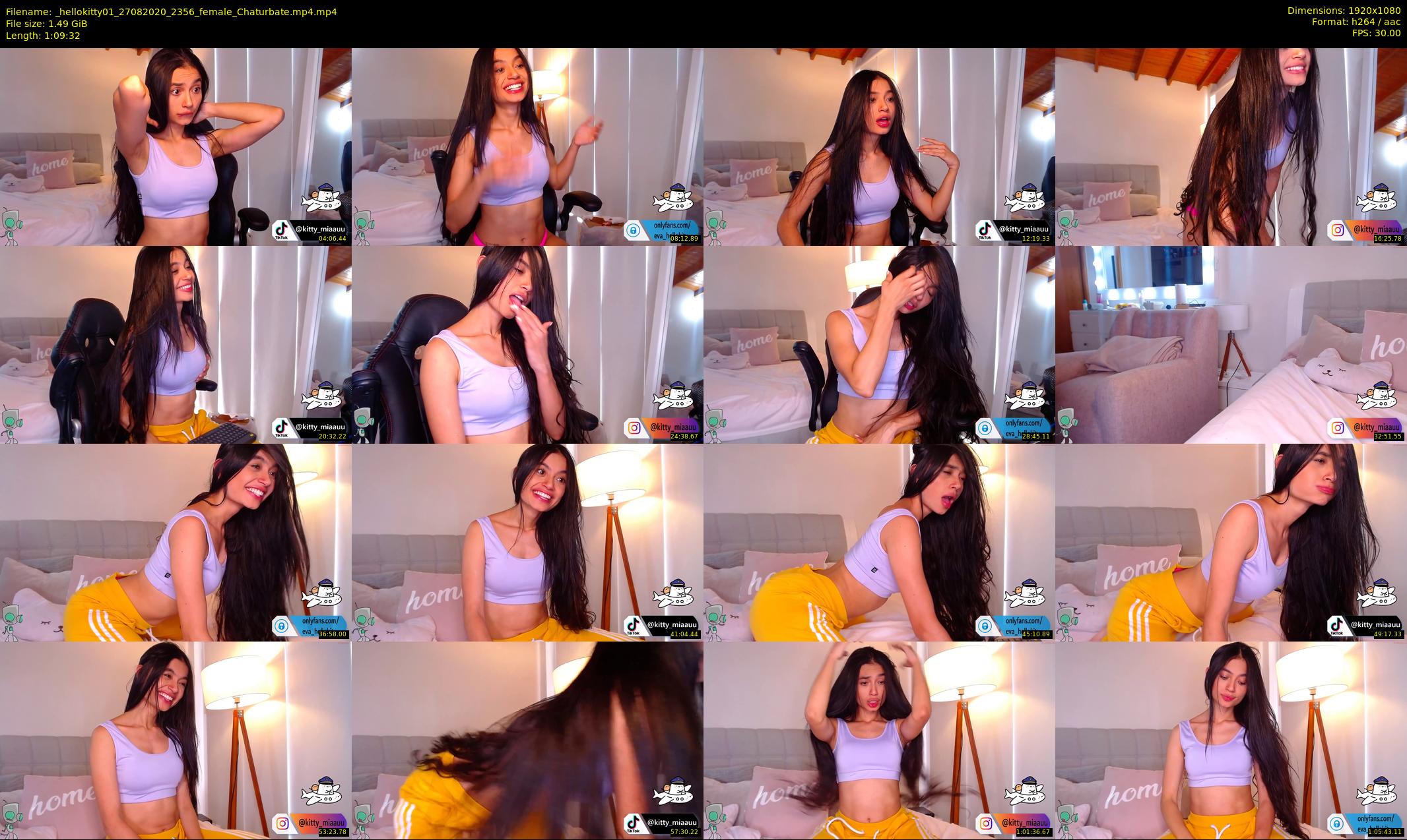 _hellokitty01 — 70 minute Chaturbate female cam show recording, 1080p, Aug 27, 2020