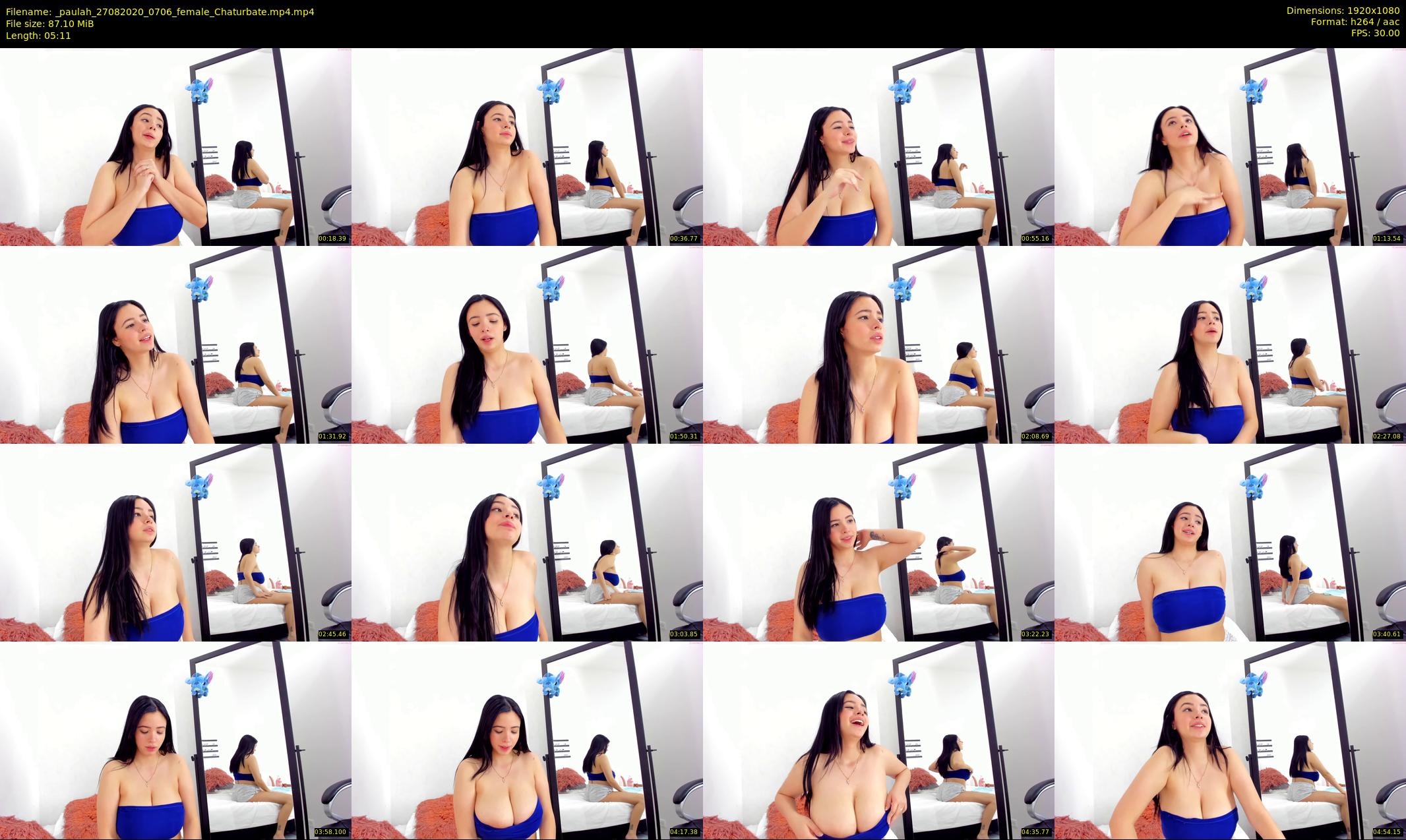 _paulah — 6 minute Chaturbate female cam show recording, 1080p, Aug 27, 2020