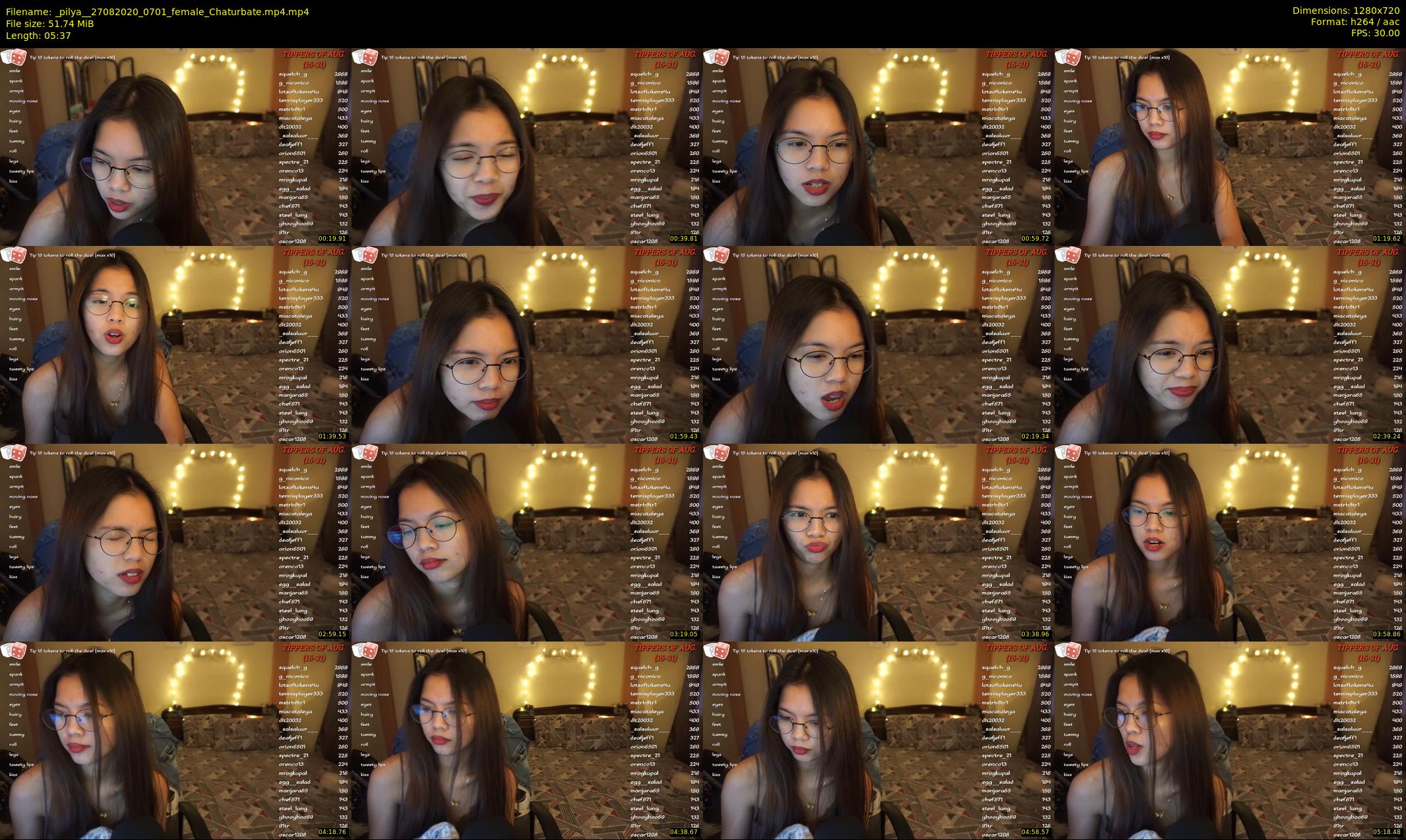 _pilya_ — 6 minute Chaturbate female cam show recording, 720p, Aug 27, 2020