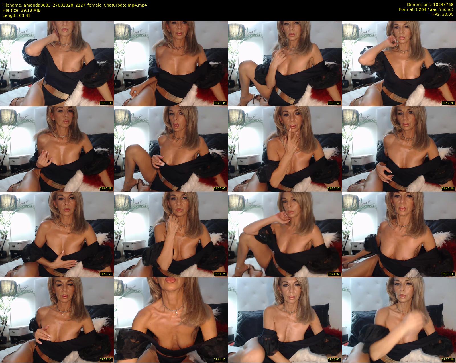 amanda0803 — 4 minute Chaturbate female cam show recording, 720p, Aug 27, 2020